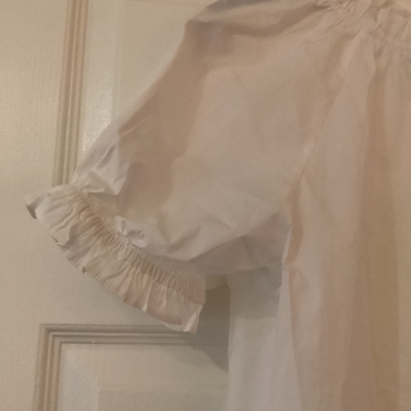 Hill House White Cotton Kit Top Size Small - Picture 2 of 3